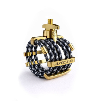 Silverstein Cryo 4 Gold Gen.6 Champagne Gold - лігатура для кларнета Сі-b