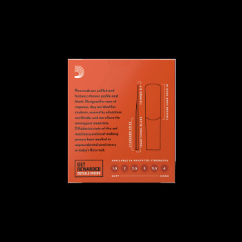 D'Addario Rico Alto Sax тростина для альт-саксофона 