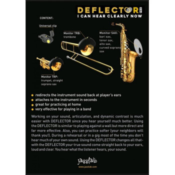 Jazzlab Deflector-Pro  звуковий екран для саксофона,труби та тромбона